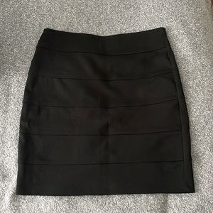 Black Stretchy Mini Skirt Pencil skirt